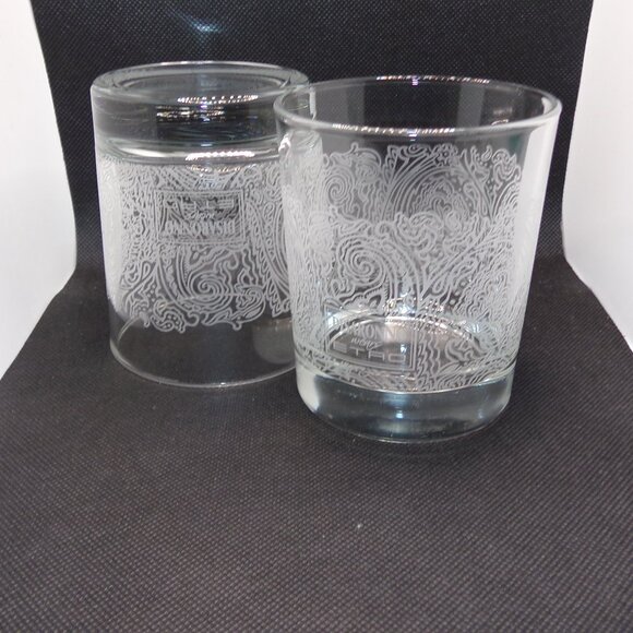 Disaronno Wears ETRO 2016 Limited Edition Rocks Old Fashioned Glass12oz Set of 2 - Picture 4 of 8